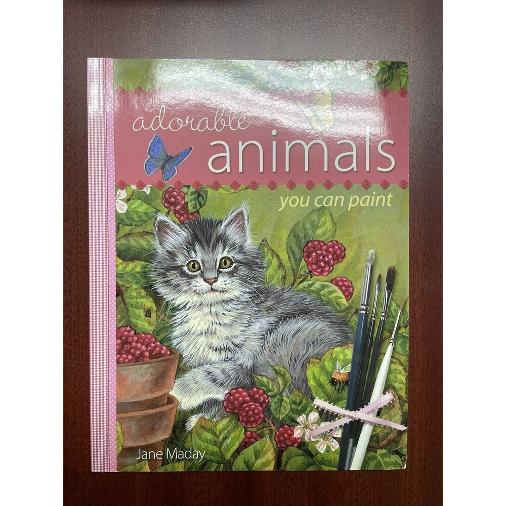 Adorable Animals You Can Paint by Jane Maday Instruction Book Cats Dogs Bunny